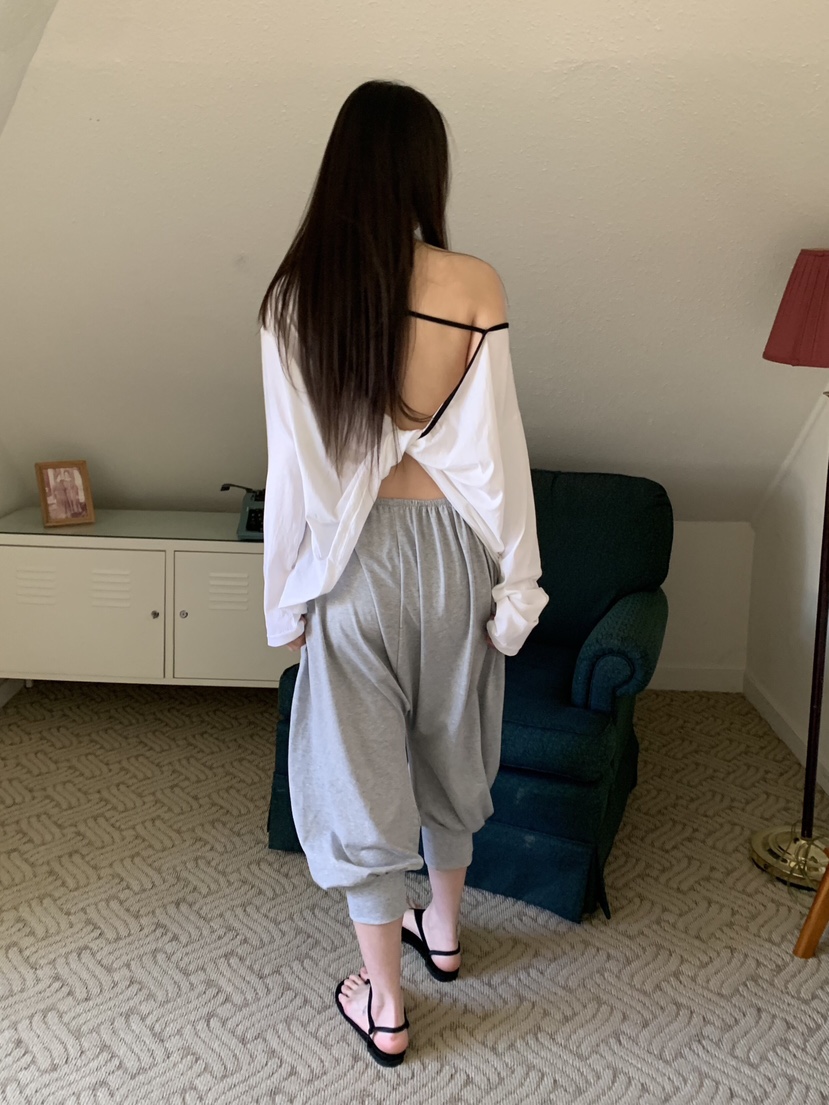 LIKEVAM韓國東大門直郵女裝新品職業熱賣推薦休閑長袖T恤LIKEVAM長袖T恤