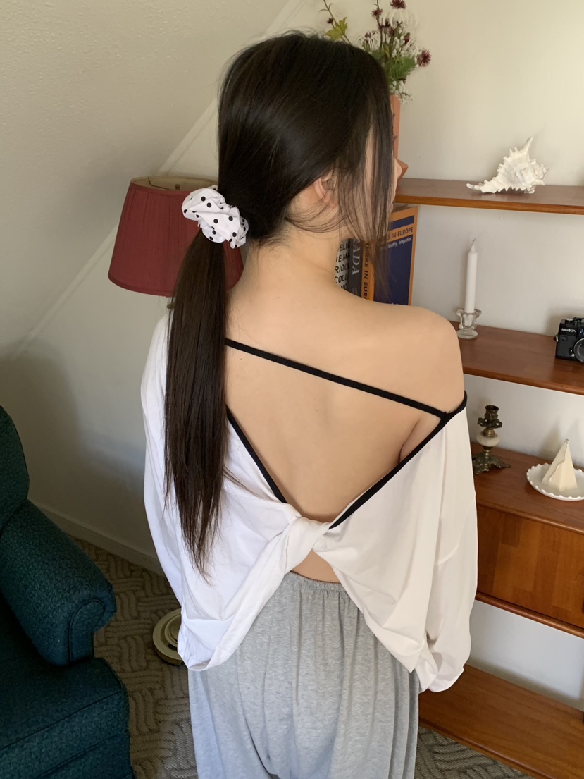 LIKEVAM韓國東大門直郵女裝新品職業熱賣推薦休閑長袖T恤LIKEVAM長袖T恤