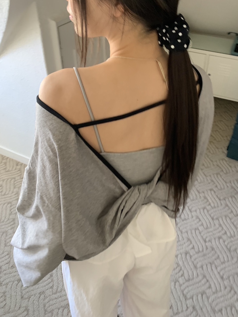 LIKEVAM韓國東大門直郵女裝新品職業熱賣推薦休閑長袖T恤LIKEVAM長袖T恤