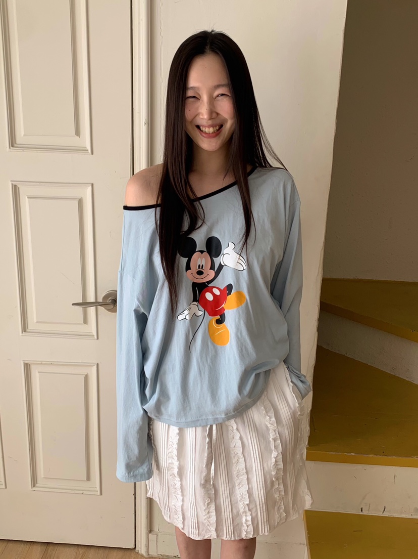 LIKEVAM韓國東大門直郵女裝新品職業熱賣推薦休閑長袖T恤LIKEVAM長袖T恤圖色1