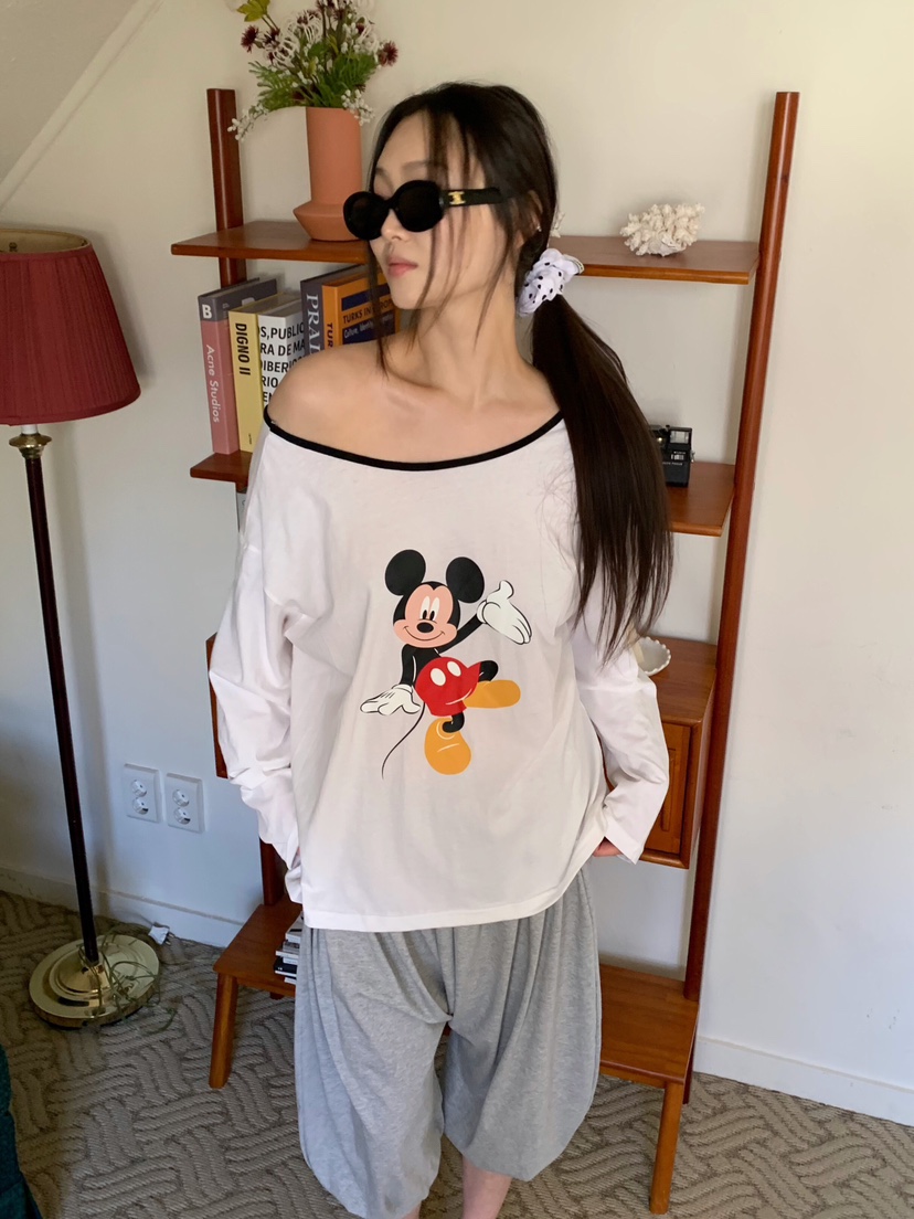 LIKEVAM韓國東大門直郵女裝新品職業熱賣推薦休閑長袖T恤LIKEVAM長袖T恤圖色2