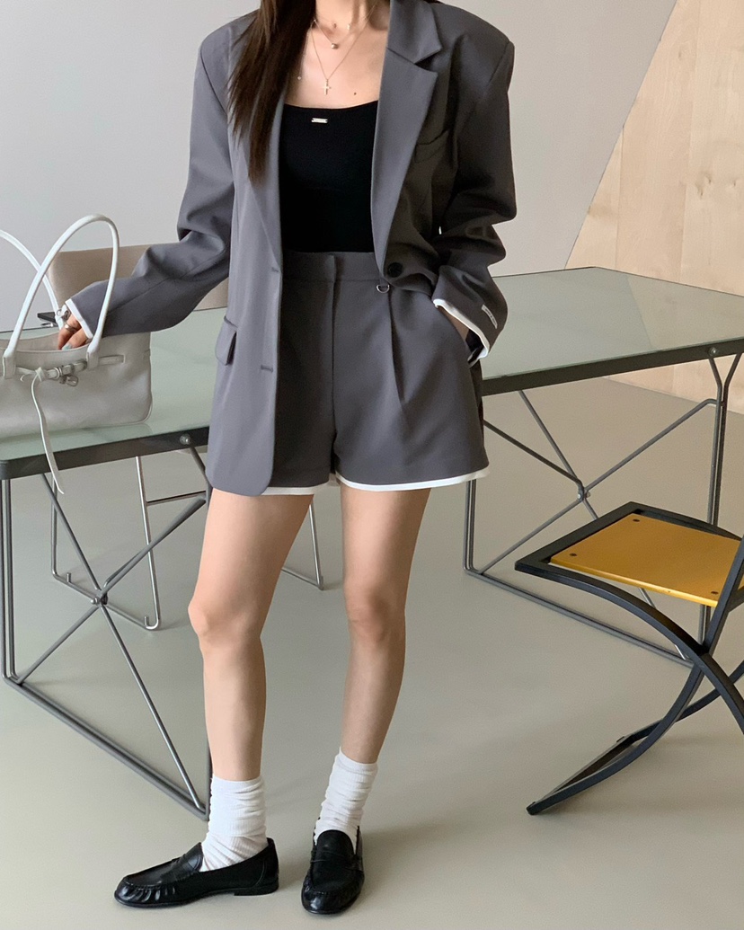 REVE CITE-L韓國直郵女士新品職業休閑熱賣推薦人氣短褲REVE CITE-L短褲