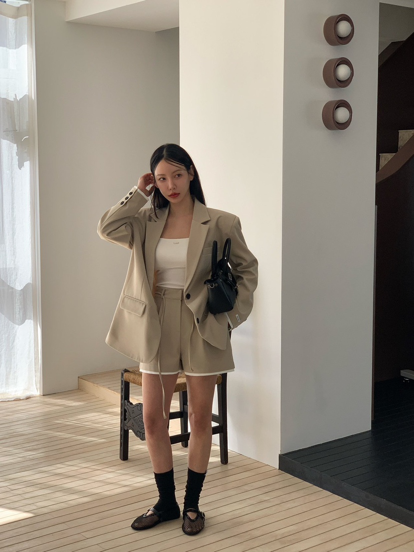 REVE CITE-L韓國直郵女士新品職業休閑熱賣推薦人氣短褲REVE CITE-L短褲