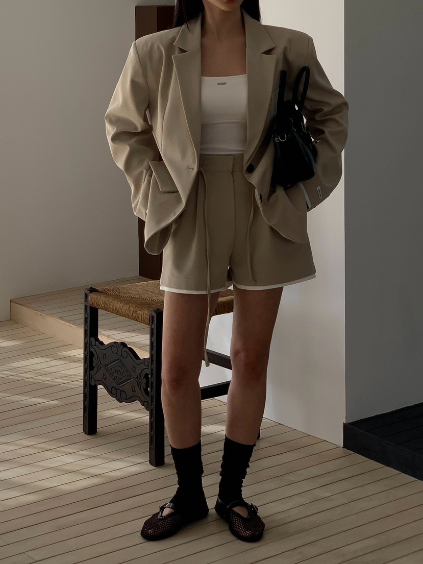 REVE CITE-L韓國直郵女士新品職業休閑熱賣推薦人氣短褲REVE CITE-L短褲