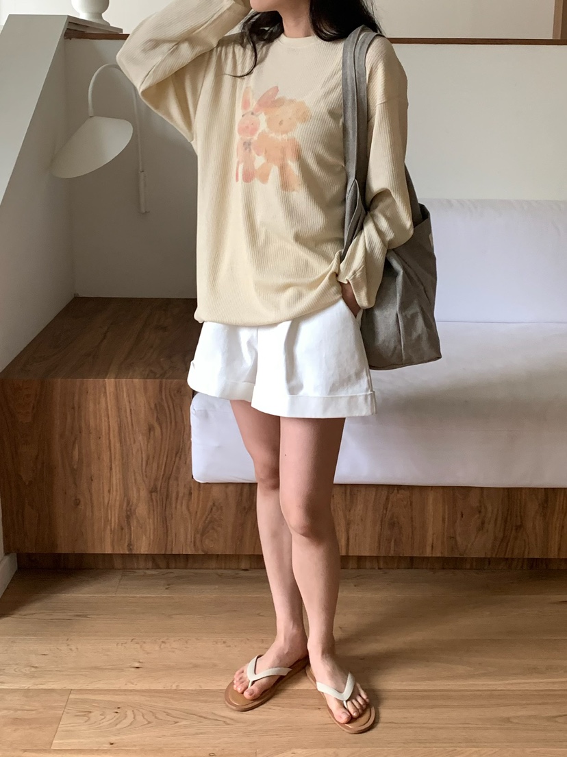 BLEECKER韓國代購女士新款26春夏休閑職業時尚推薦長袖T恤BLEECKER長袖T恤