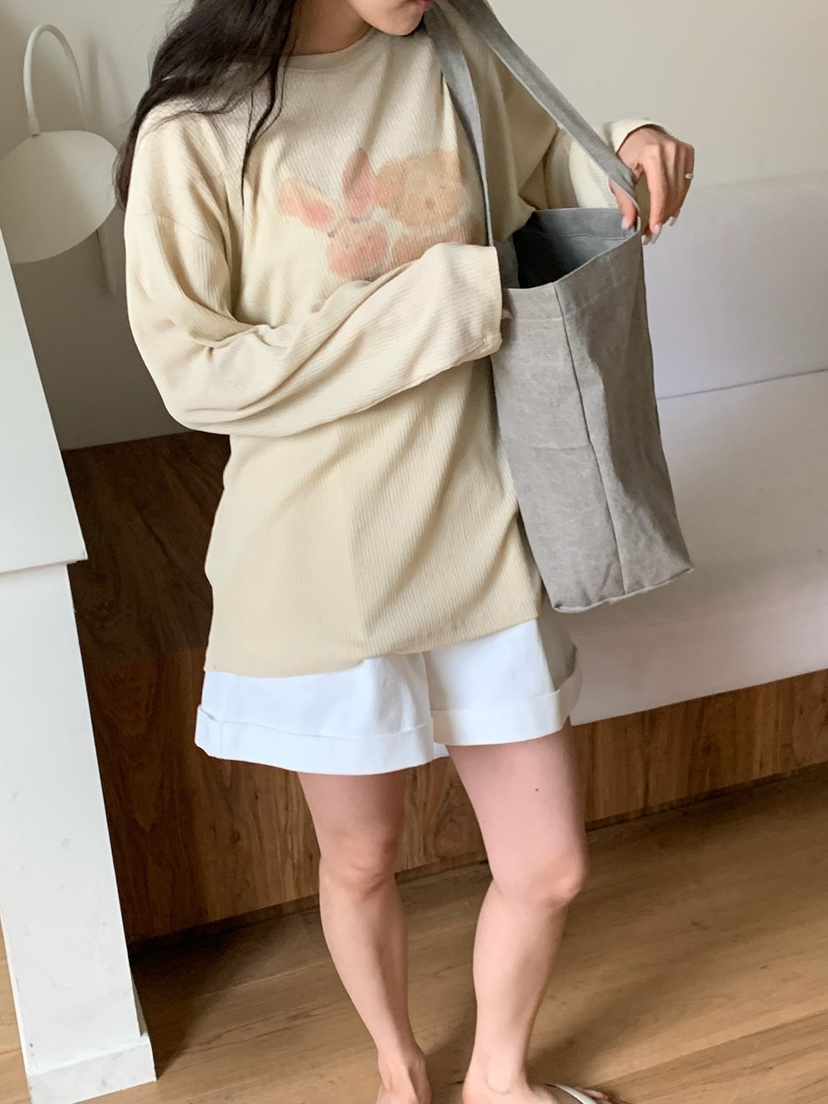 BLEECKER韓國代購女士新款26春夏休閑職業時尚推薦長袖T恤BLEECKER長袖T恤