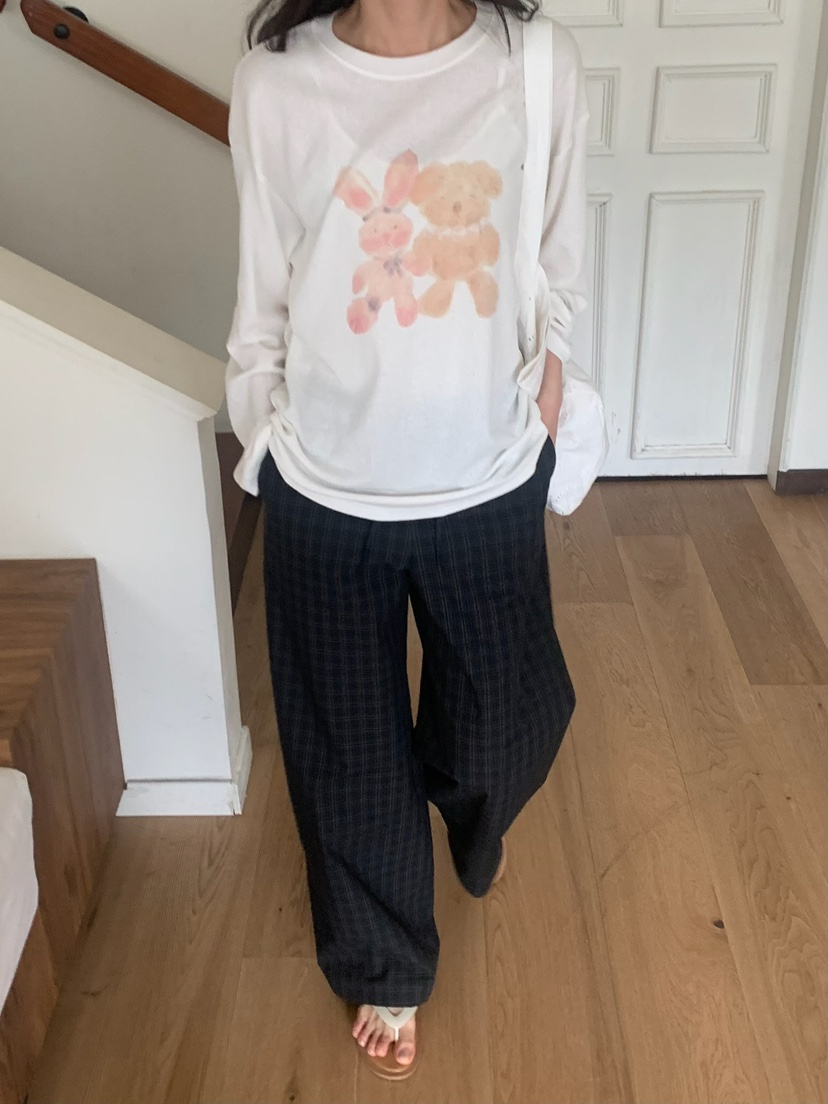 BLEECKER韓國代購女士新款26春夏休閑職業時尚推薦長袖T恤BLEECKER長袖T恤