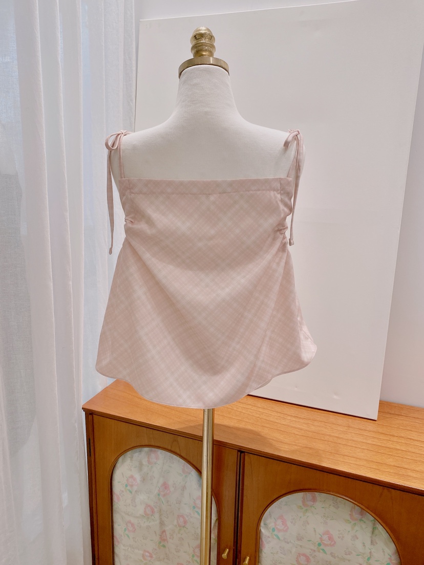 LETAILOR韓國東大門代購女士新款職業休閑熱賣吊帶背心格子LETAILOR吊帶/背心