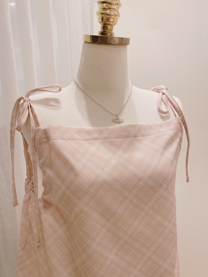 LETAILOR韓國東大門代購女士新款職業休閑熱賣吊帶背心格子LETAILOR吊帶/背心