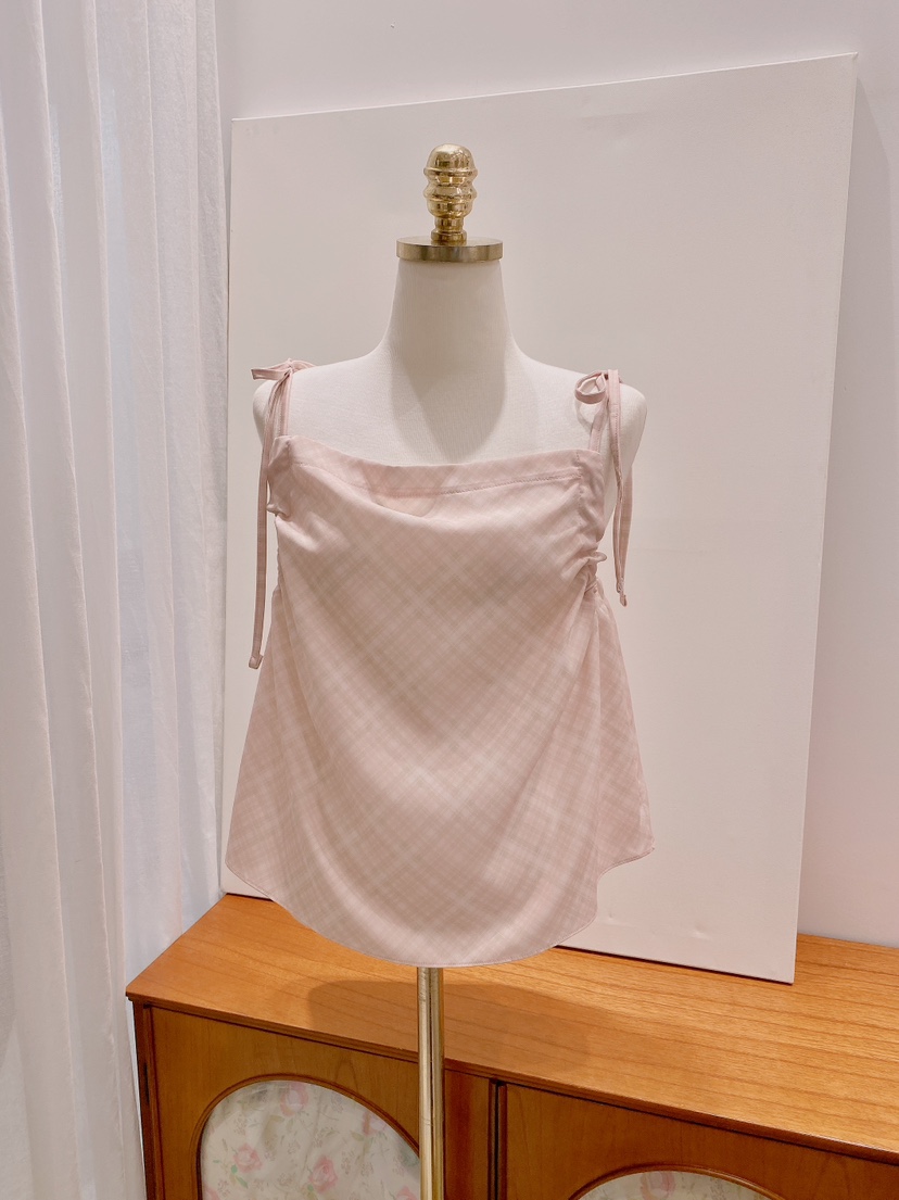 LETAILOR韓國東大門代購女士新款職業休閑熱賣吊帶背心格子LETAILOR吊帶/背心圖色1