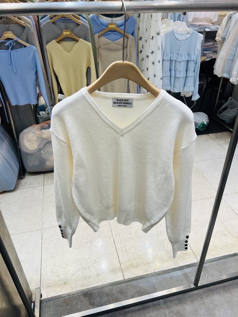 BLACK NOTE韓國東大門直郵女裝新品推薦職業熱賣人氣針織衫BLACK NOTE針織衫圖色3