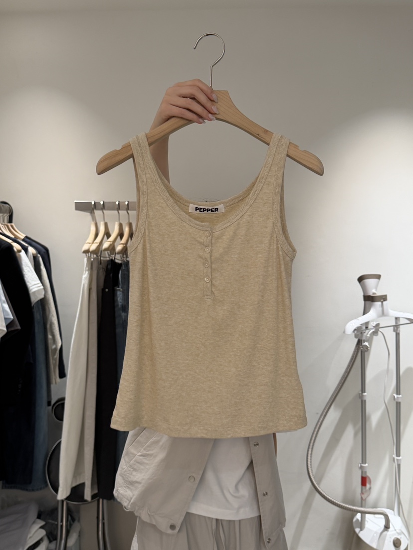 PEPPER-L韓國東大門代購女裝新品時尚職業休閑熱賣吊帶背心PEPPER吊帶/背心圖色2