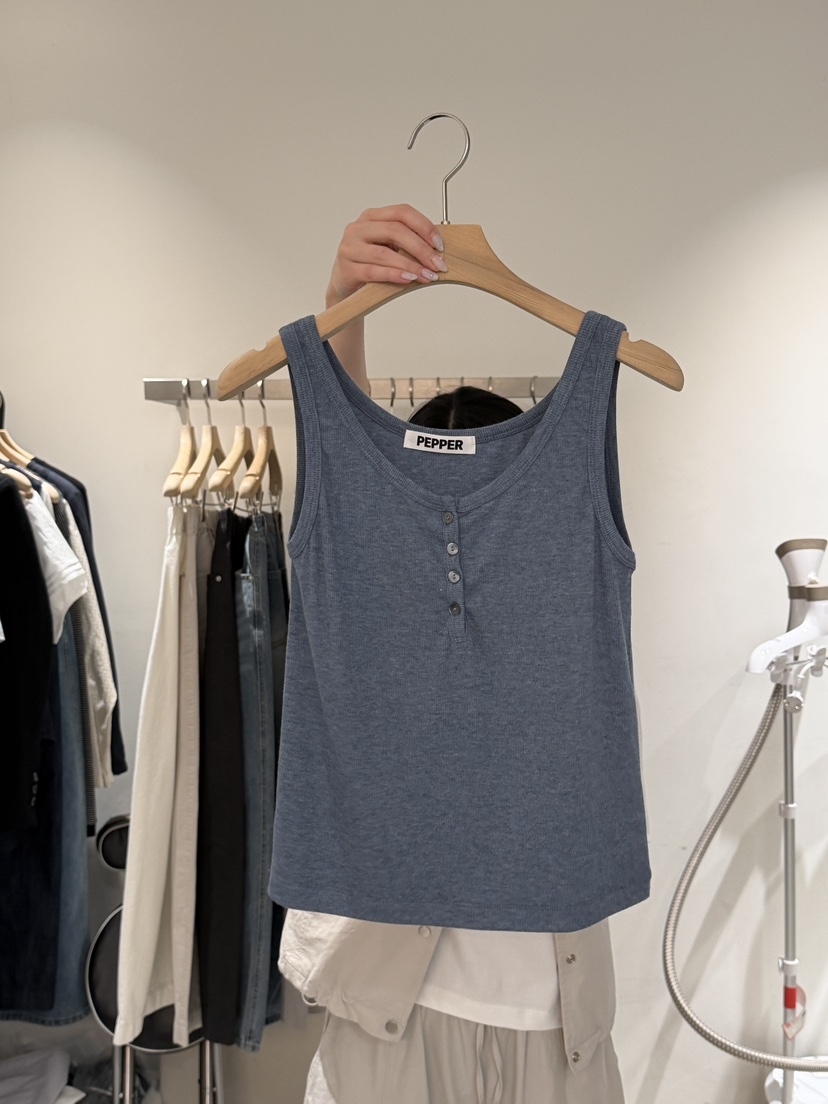 PEPPER-L韓國東大門代購女裝新品時尚職業休閑熱賣吊帶背心PEPPER吊帶/背心圖色5