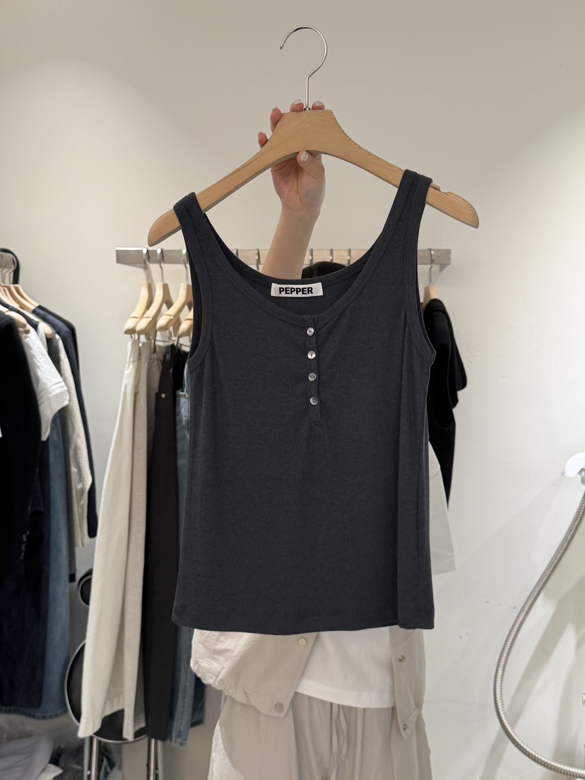 PEPPER-L韓國東大門代購女裝新品時尚職業休閑熱賣吊帶背心PEPPER吊帶/背心圖色6