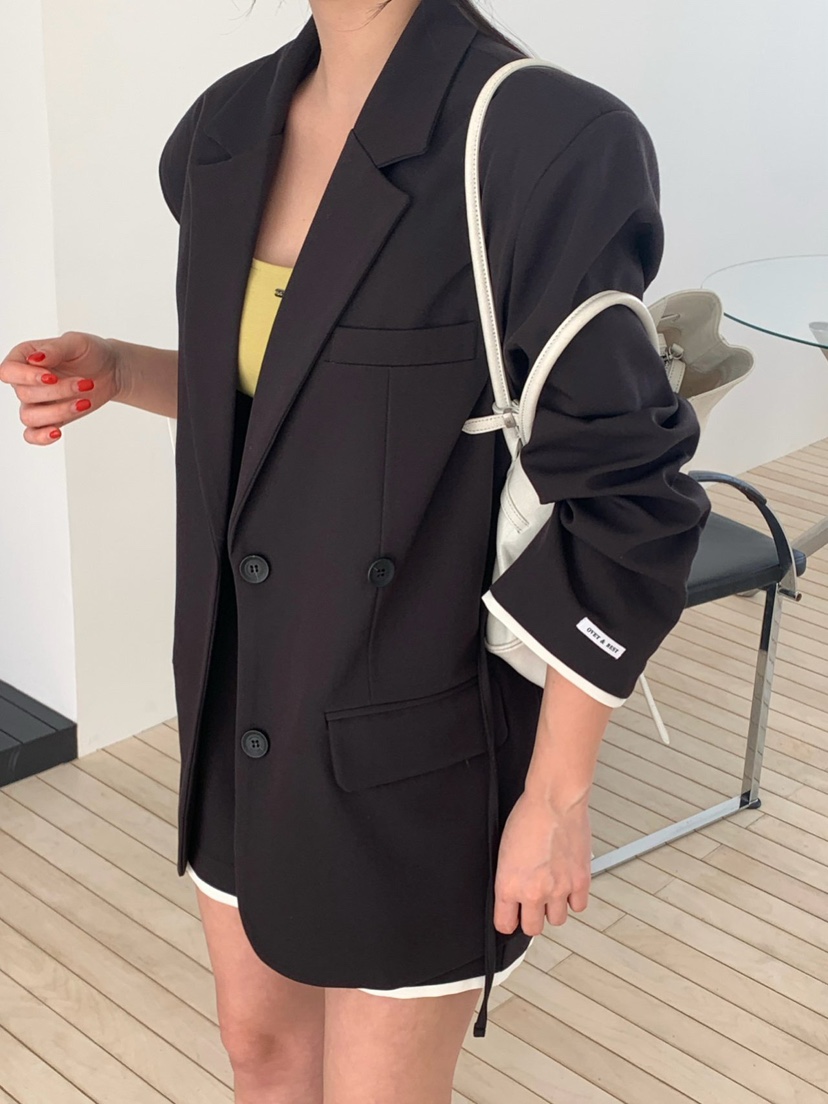 REVE CITE-L韓國代購女裝新款人氣熱賣休閑26春夏夾克含腰繩REVE CITE-L夾克