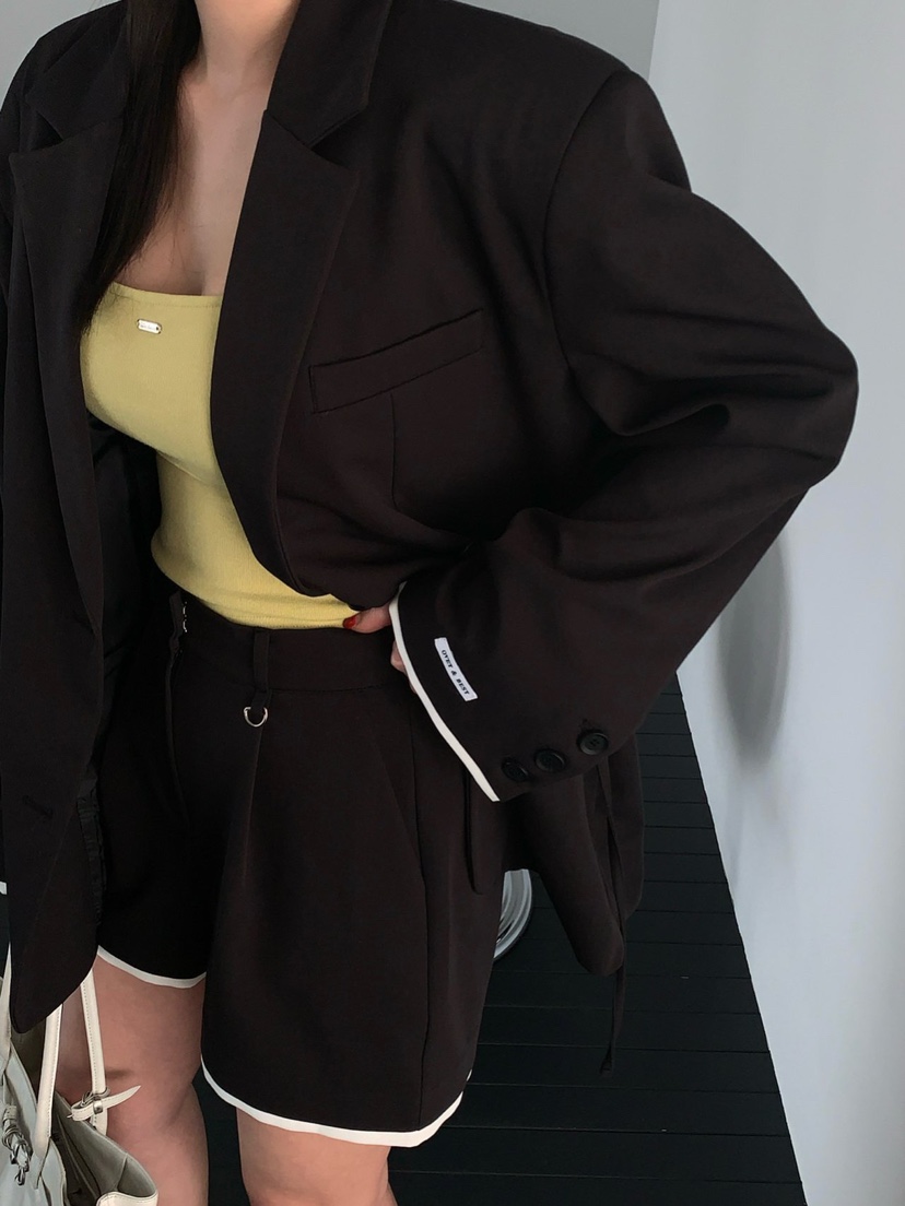 REVE CITE-L韓國代購女裝新款人氣熱賣休閑26春夏夾克含腰繩REVE CITE-L夾克