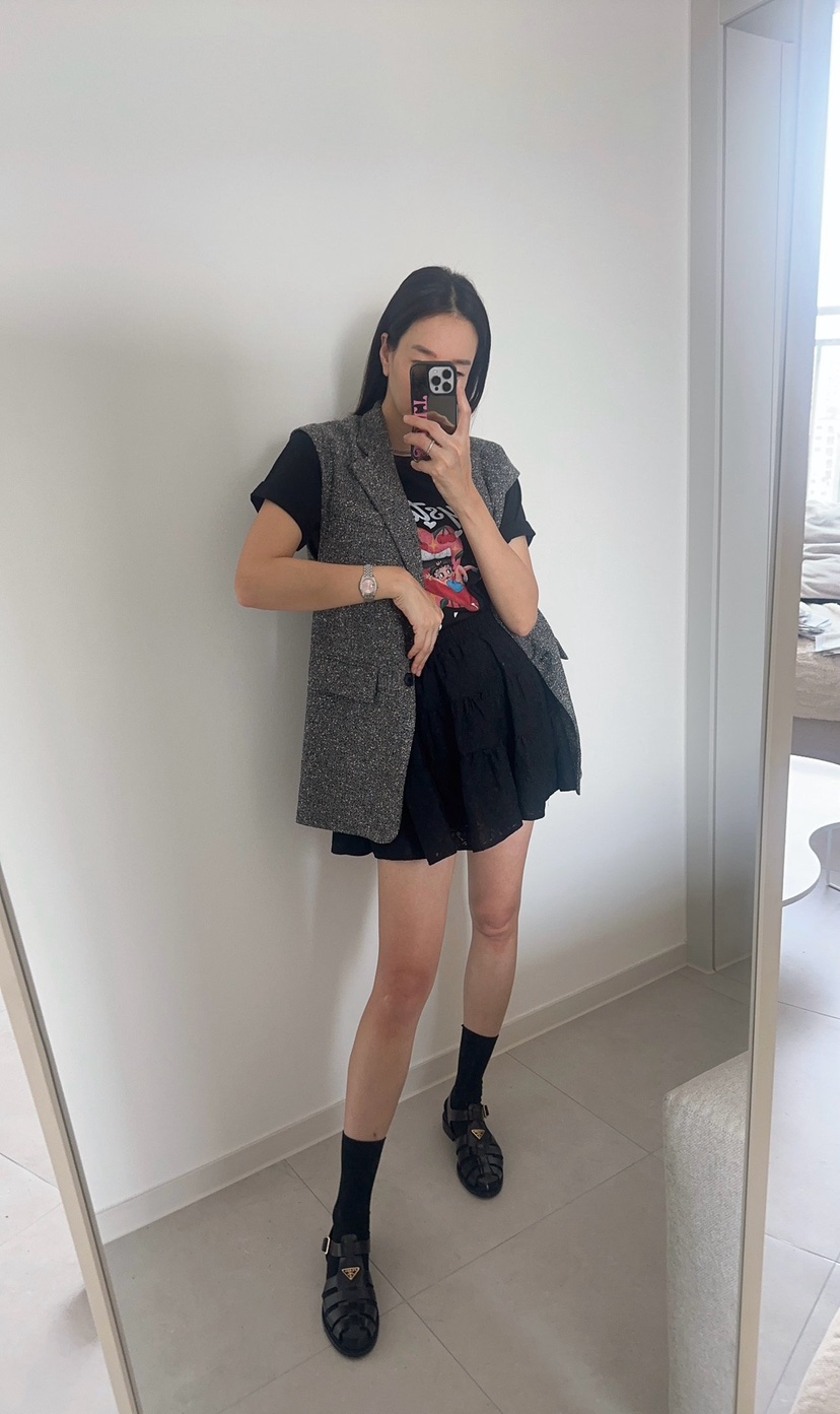 SOUIT韓國直郵女士新品熱賣人氣職業推薦時尚26春夏休閑馬甲SOUIT by mabel-L馬甲