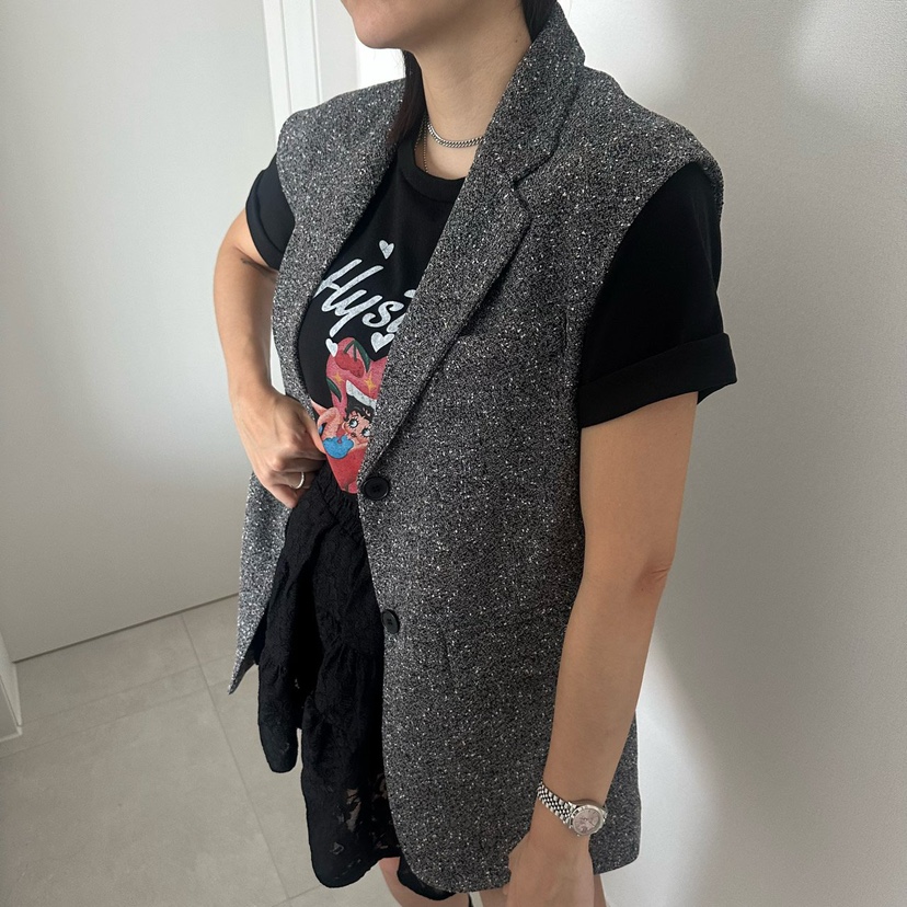 SOUIT韓國直郵女士新品熱賣人氣職業推薦時尚26春夏休閑馬甲SOUIT by mabel-L馬甲