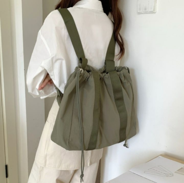 TROUVAILLE韓國東大門代購女裝新款休閑熱賣26春夏雙肩背包TROUVAILLE雙肩背包