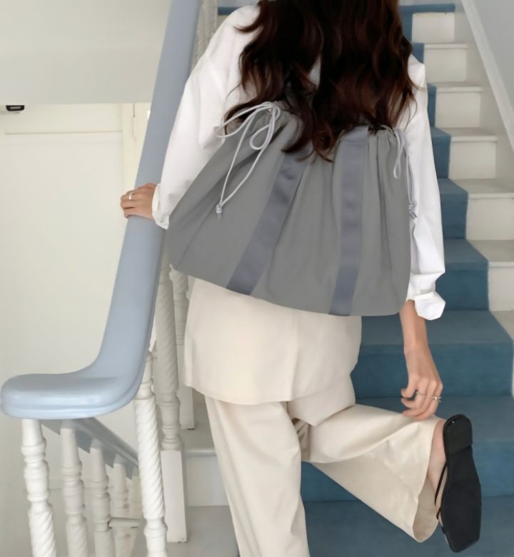 TROUVAILLE韓國東大門代購女裝新款休閑熱賣26春夏雙肩背包TROUVAILLE雙肩背包