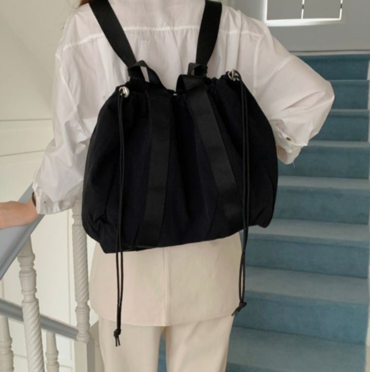 TROUVAILLE韓國東大門代購女裝新款休閑熱賣26春夏雙肩背包TROUVAILLE雙肩背包