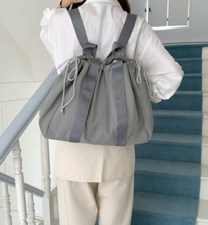 TROUVAILLE韓國東大門代購女裝新款休閑熱賣26春夏雙肩背包TROUVAILLE雙肩背包圖色3