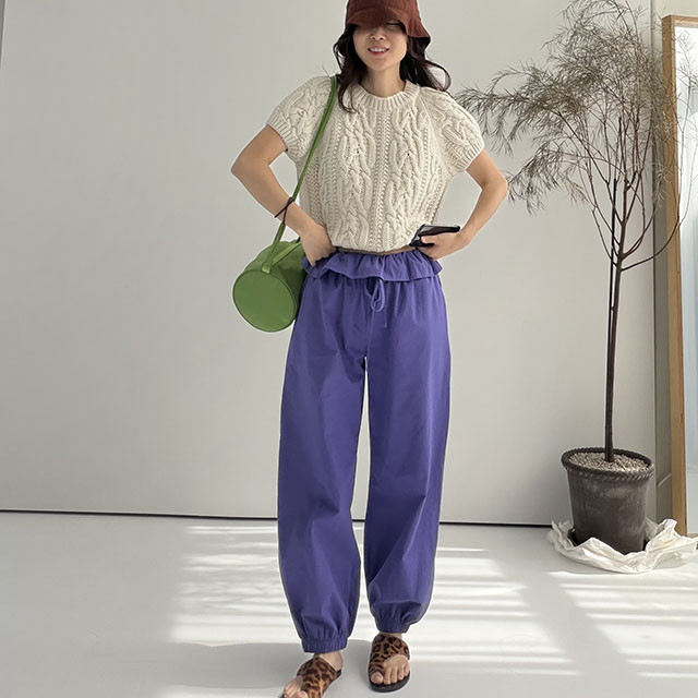 LETAILOR韓國直郵實拍女裝新品人氣休閑職業26春夏休閑褲LETAILOR休閑褲