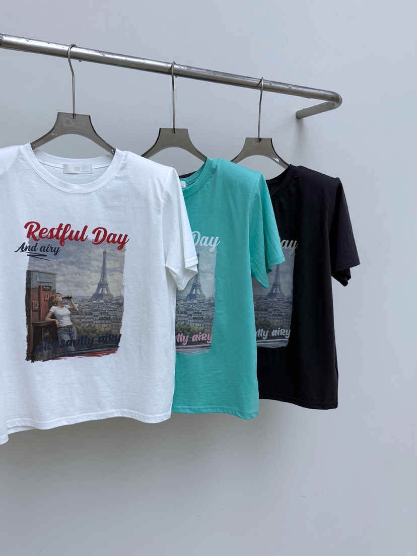 AB韓國代購女士新款推薦熱賣時尚職業人氣休閑26春夏T恤ABT恤