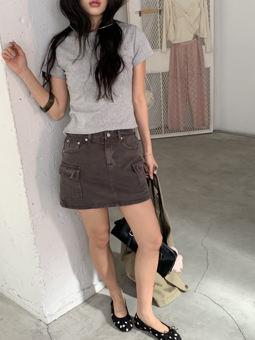 SUNDER MARKET韓國直郵女裝新品職業26春夏推薦熱賣短裙SUNDER MARKET短裙