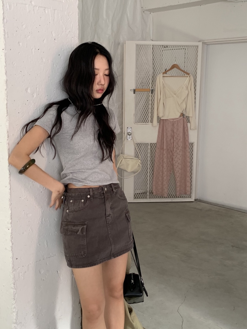 SUNDER MARKET韓國直郵女裝新品職業26春夏推薦熱賣短裙SUNDER MARKET短裙