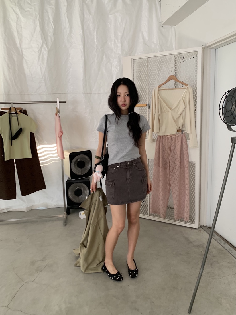 SUNDER MARKET韓國直郵女裝新品職業26春夏推薦熱賣短裙SUNDER MARKET短裙