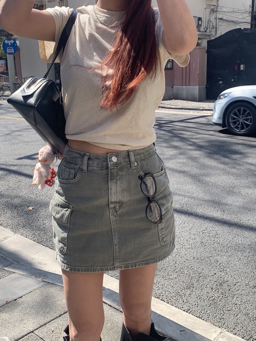 SUNDER MARKET韓國直郵女裝新品職業26春夏推薦熱賣短裙SUNDER MARKET短裙圖色1