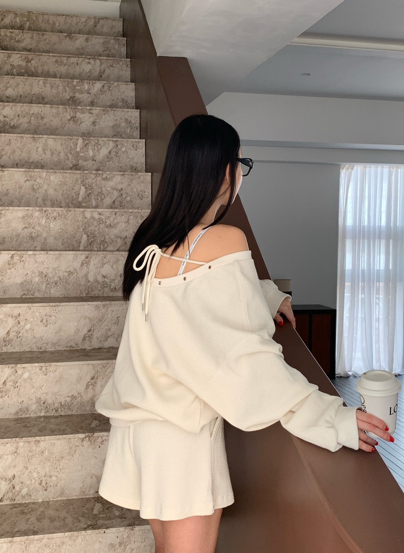 REVE CITE-L韓國代購女士新品推薦休閑26春夏短褲華夫格紐扣REVE CITE-L短褲