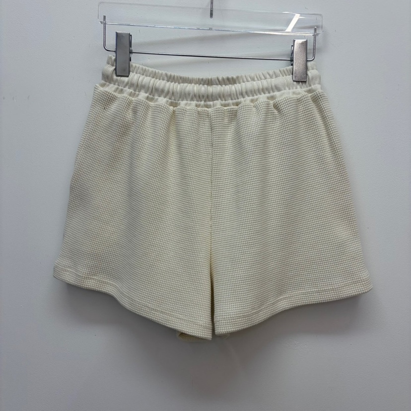 REVE CITE-L韓國代購女士新品推薦休閑26春夏短褲華夫格紐扣REVE CITE-L短褲