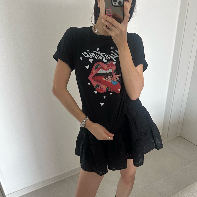 SOUIT韓國東大門直郵女裝新品26春夏時尚職業推薦熱賣T恤SOUIT by mabel-LT恤圖色1