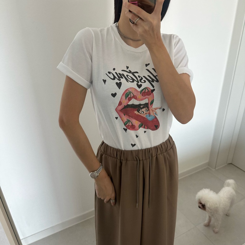 SOUIT韓國東大門直郵女裝新品26春夏時尚職業推薦熱賣T恤SOUIT by mabel-LT恤圖色2