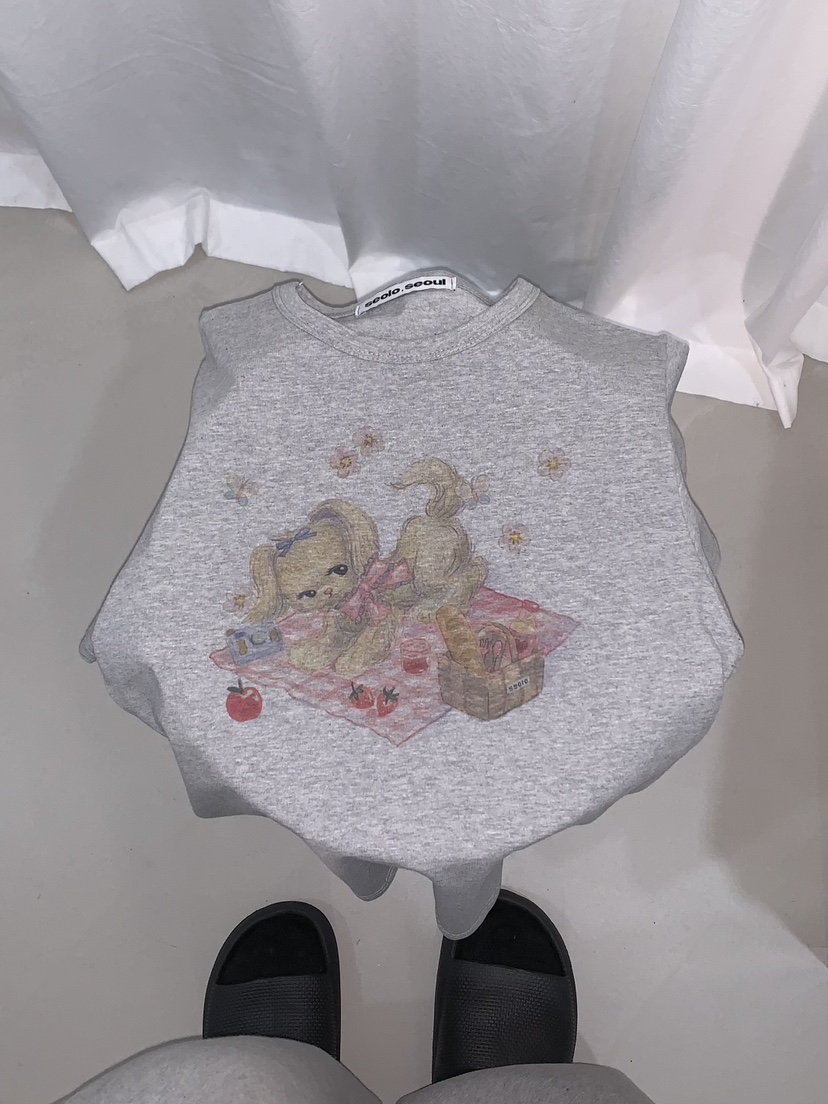 SEOLO韓國直郵女士新款26春夏休閑推薦熱賣時尚人氣職業T恤Seolo seoulT恤