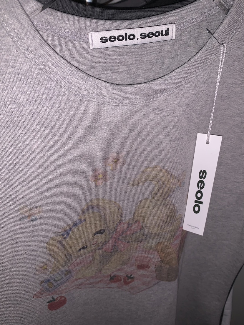 SEOLO韓國直郵女士新款26春夏休閑推薦熱賣時尚人氣職業T恤Seolo seoulT恤