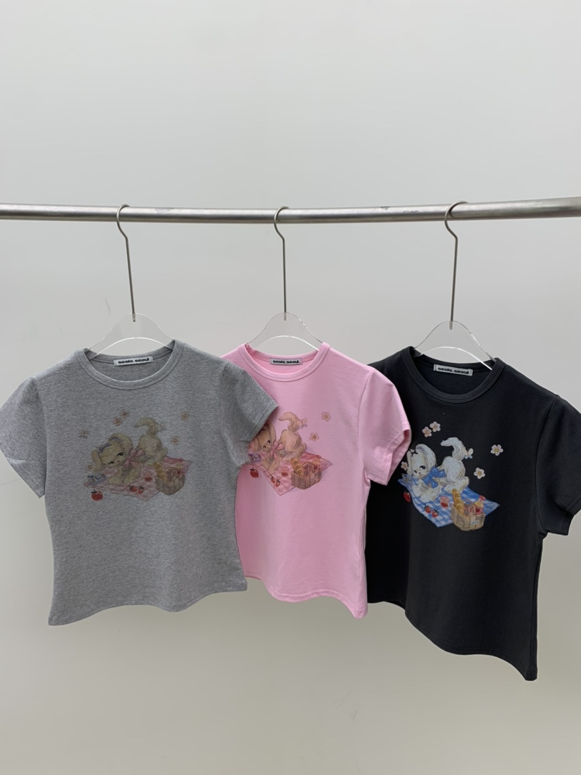 SEOLO韓國直郵女士新款26春夏休閑推薦熱賣時尚人氣職業T恤Seolo seoulT恤