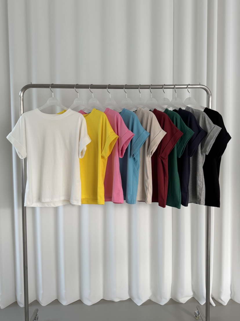 MOSMOS韓國直郵實拍女裝新品26春夏休閑人氣時尚職業推薦T恤MOSMOST恤