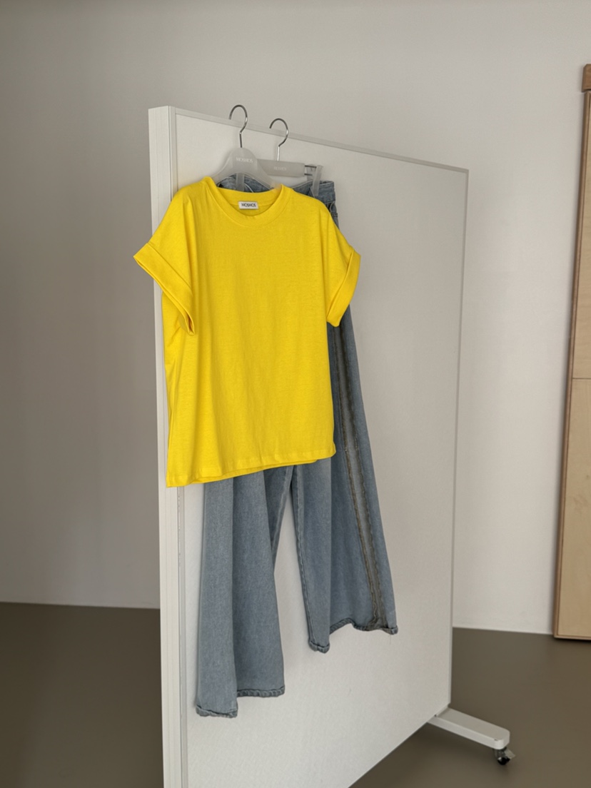 MOSMOS韓國直郵實拍女裝新品26春夏休閑人氣時尚職業推薦T恤MOSMOST恤