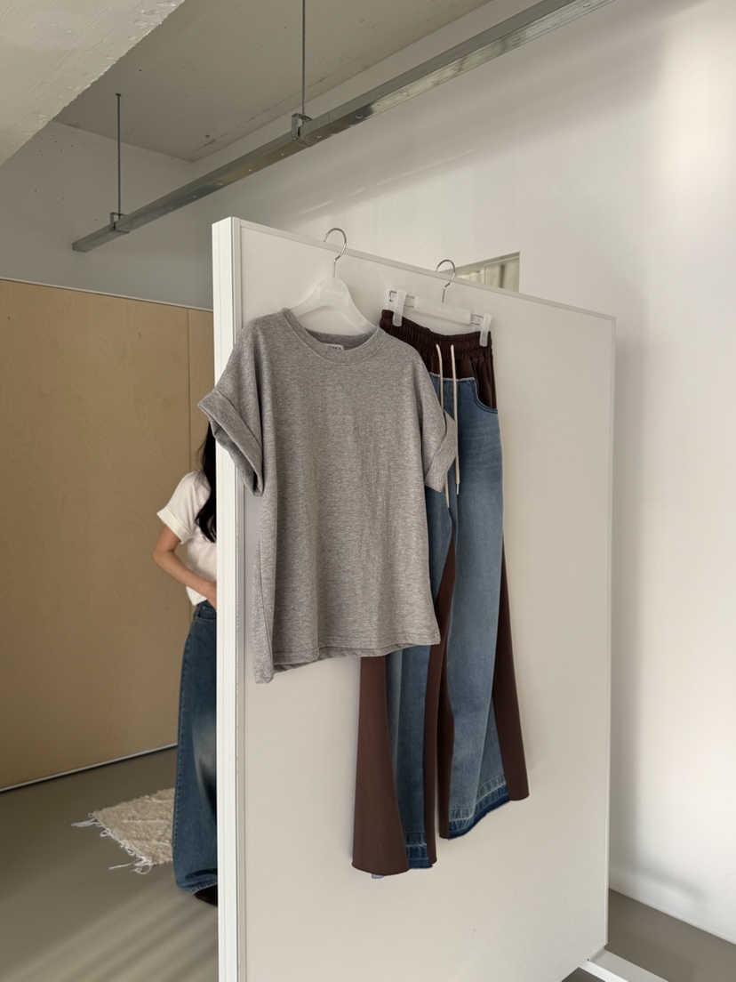 MOSMOS韓國直郵實拍女裝新品26春夏休閑人氣時尚職業推薦T恤MOSMOST恤