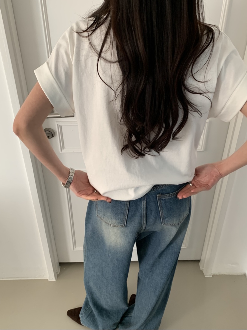 MOSMOS韓國直郵實拍女裝新品26春夏休閑人氣時尚職業推薦T恤MOSMOST恤