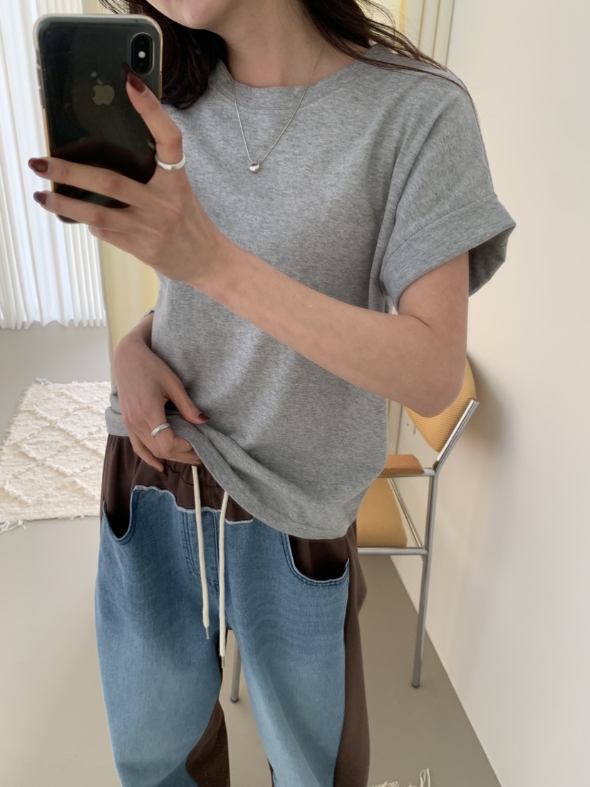 MOSMOS韓國直郵實拍女裝新品26春夏休閑人氣時尚職業推薦T恤MOSMOST恤