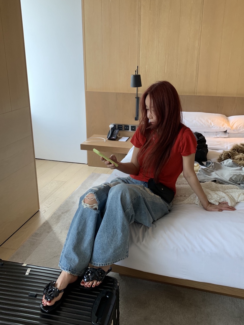 SUNDER MARKET韓國代購女士新品休閑推薦人氣26春夏職業T恤SUNDER MARKETT恤