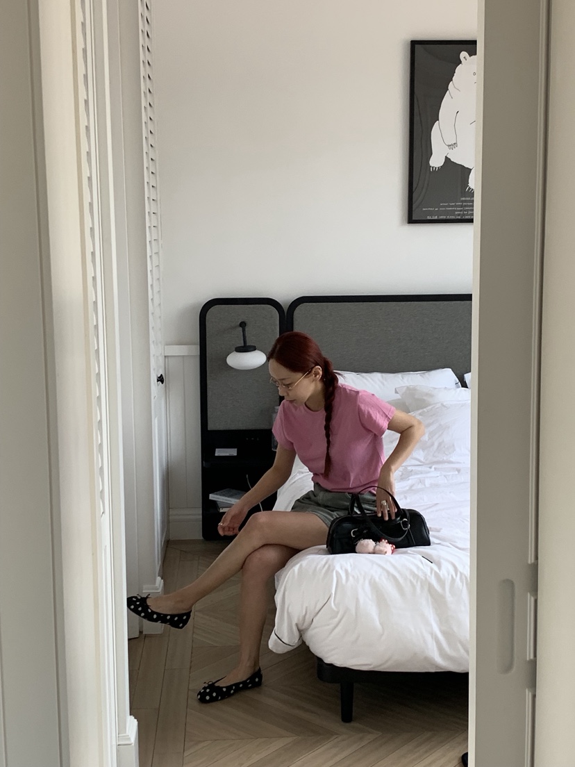 SUNDER MARKET韓國代購女士新品休閑推薦人氣26春夏職業T恤SUNDER MARKETT恤