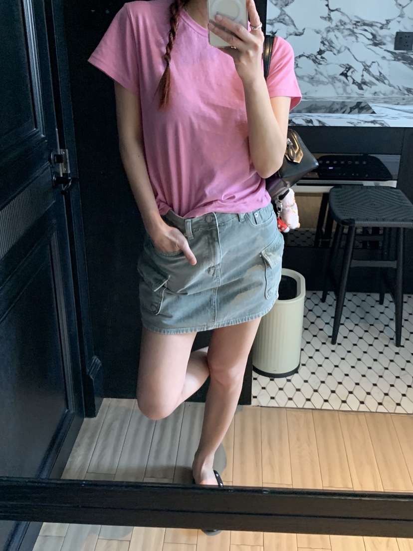 SUNDER MARKET韓國代購女士新品休閑推薦人氣26春夏職業T恤SUNDER MARKETT恤