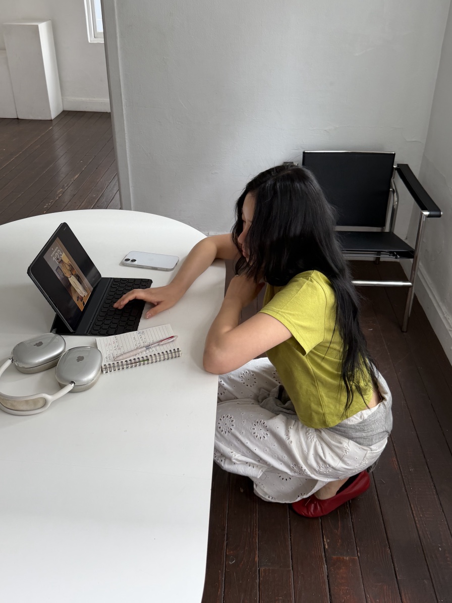 SUNDER MARKET韓國代購女士新品休閑推薦人氣26春夏職業T恤SUNDER MARKETT恤