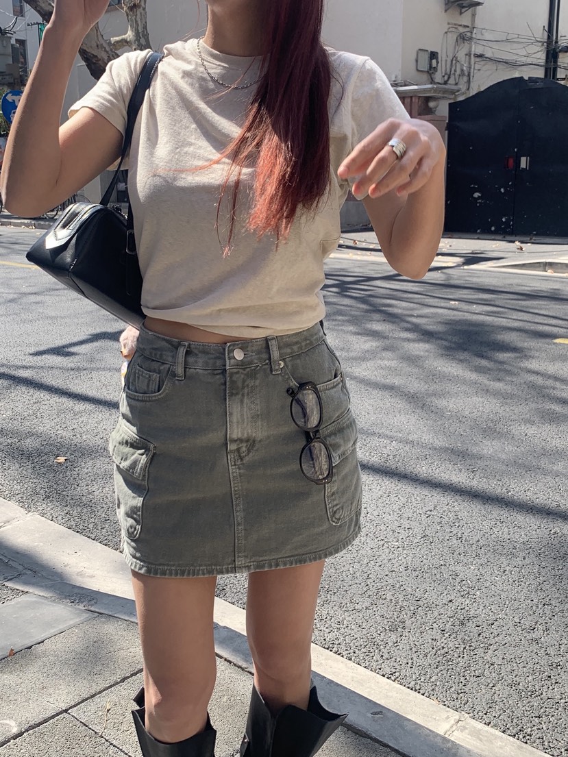 SUNDER MARKET韓國代購女士新品休閑推薦人氣26春夏職業T恤SUNDER MARKETT恤圖色5