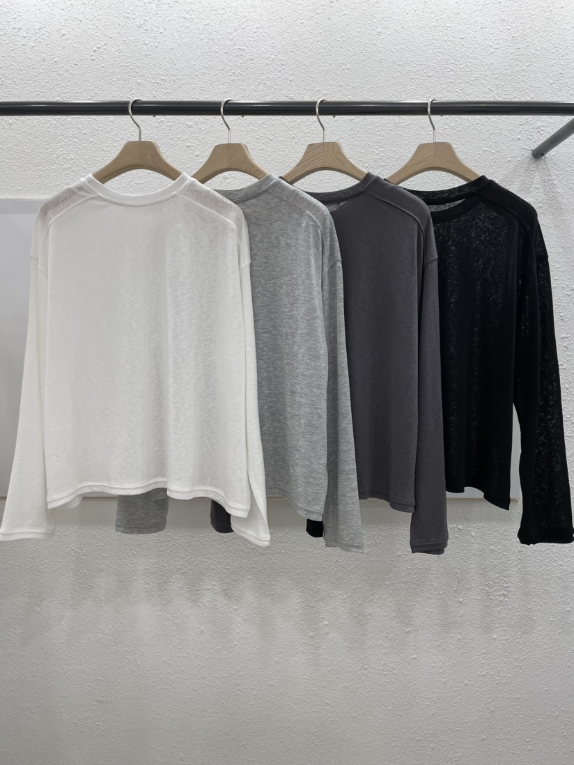 EGGPLANT韓國東大門代購女士新款26春夏職業推薦休閑長袖T恤EGGPLANT長袖T恤